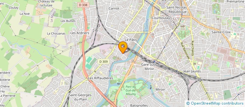 localisation de l'entreprise FEECS  LE MANS