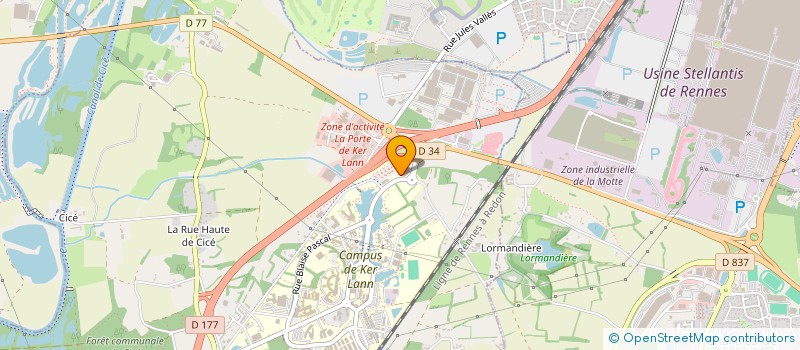localisation de l'entreprise FEED ALLIANCE à BRUZ