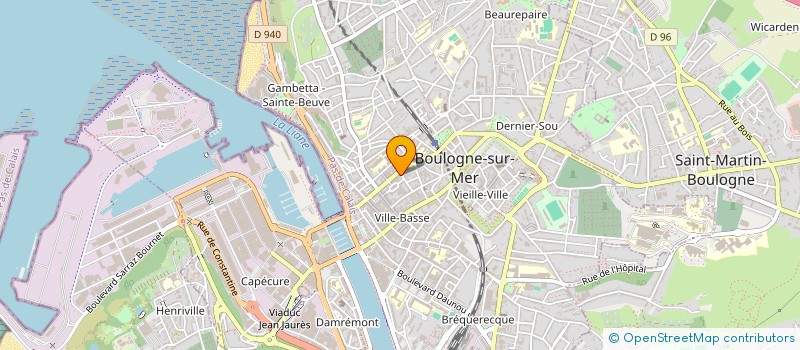 localisation de l'entreprise FEED BACK CONCEPT à BOULOGNE-SUR-MER
