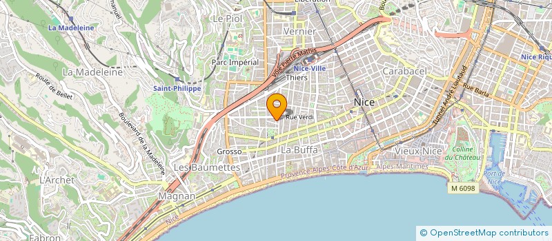 localisation de l'entreprise FEED GREEN à NICE