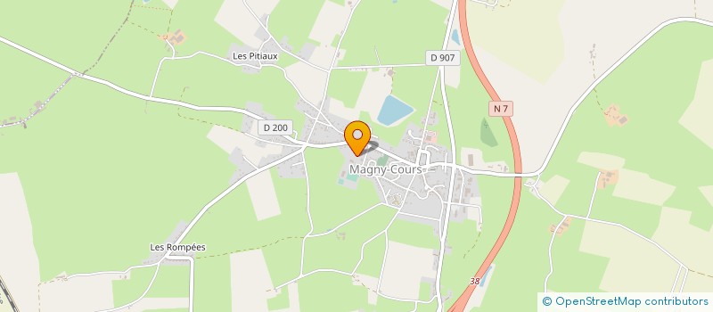 localisation de l'entreprise FEED RACING FRANCE à MAGNY-COURS
