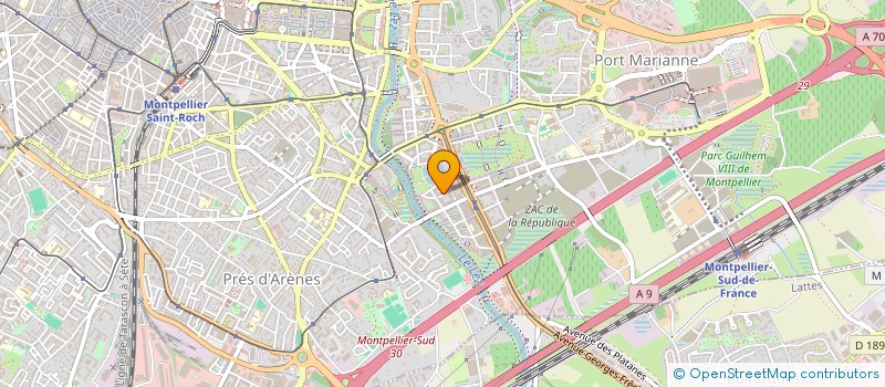 localisation de l'entreprise FEEDBACK  MONTPELLIER