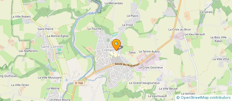 localisation de l'entreprise FEEDBACK SANTE  CREHEN