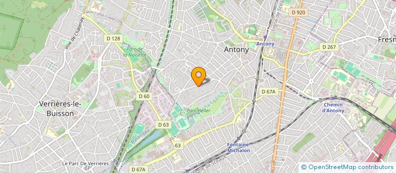 localisation de l'entreprise FEEDBOOKS à ANTONY