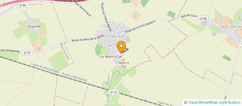 localisation de l'entreprise FEEDCARE76 à COTTEVRARD