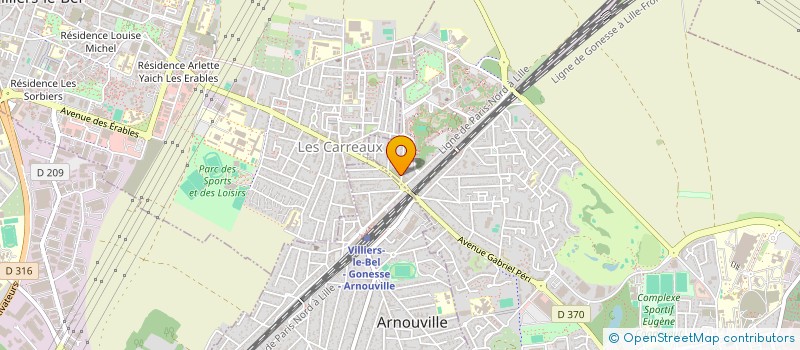 localisation de l'entreprise FEEDER  GONESSE