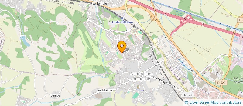 localisation de l'entreprise FEEDIC à L'ISLE-D'ABEAU