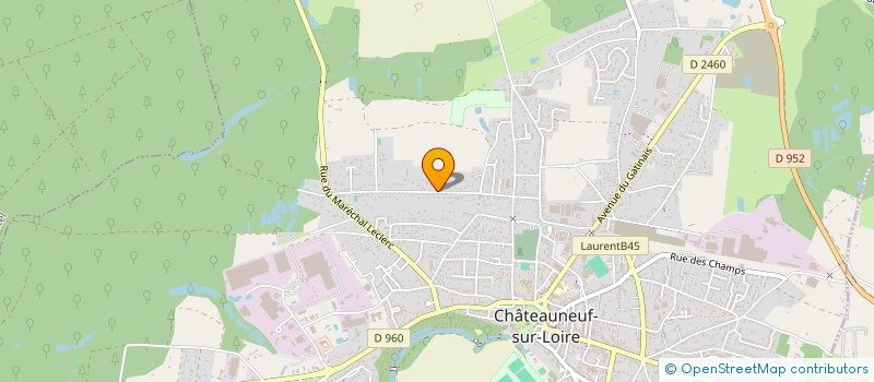 localisation de l'entreprise FEEDT  CHATEAUNEUF-SUR-LOIRE