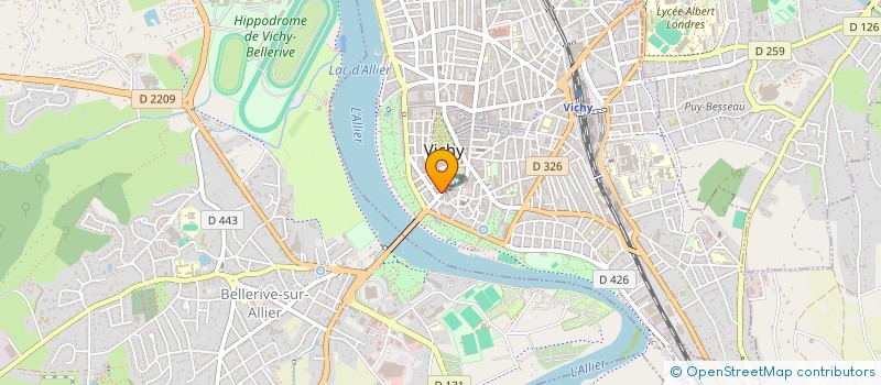 localisation de l'entreprise FEEDUNET.COM à VICHY