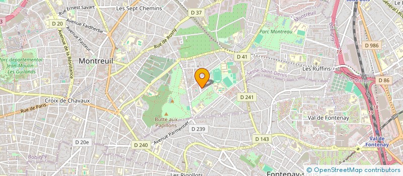 localisation de l'entreprise FEEL DE SOI à MONTREUIL