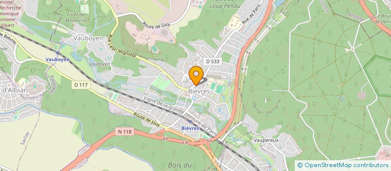 localisation de l'entreprise FEEL DIFFUSION à BIEVRES