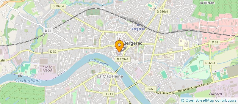 localisation de l'entreprise FEEL FM RESEAU à BERGERAC