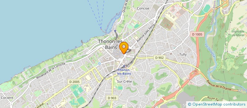localisation de l'entreprise FEEL GOOD CAFE à THONON-LES-BAINS