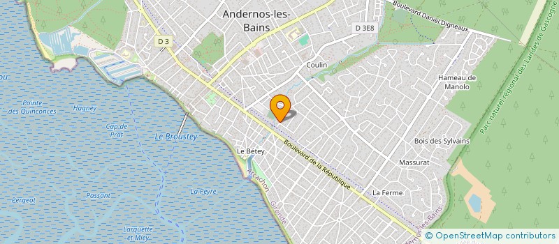 localisation de l'entreprise FEEL GOOD PRODUCTIONS  ANDERNOS-LES-BAINS