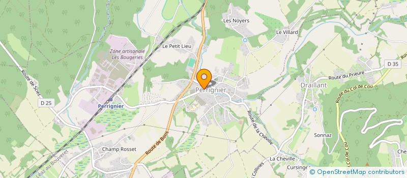 localisation de l'entreprise FEEL INC  PERRIGNIER