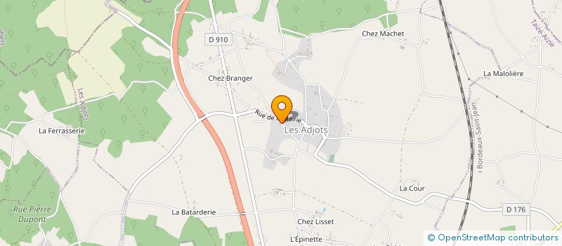 localisation de l'entreprise FEEL NATURE L'ESPRIT D'AVENTURE à LES ADJOTS