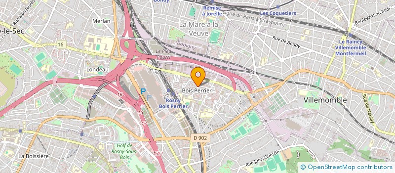 localisation de l'entreprise FEEL THE MUSIC AND DANCE à ROSNY-SOUS-BOIS