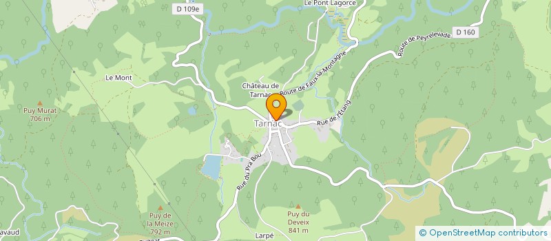 localisation de l'entreprise FEEL TRACK  TARNAC