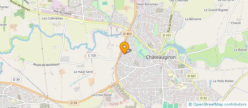 localisation de l'entreprise FEEL2GOOD  CHATEAUGIRON