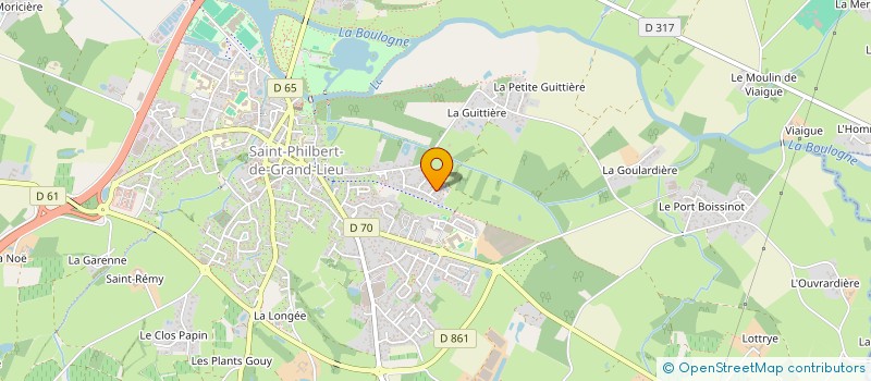 localisation de l'entreprise FEELGOOD  SAINT-PHILBERT-DE-GRAND-LIEU