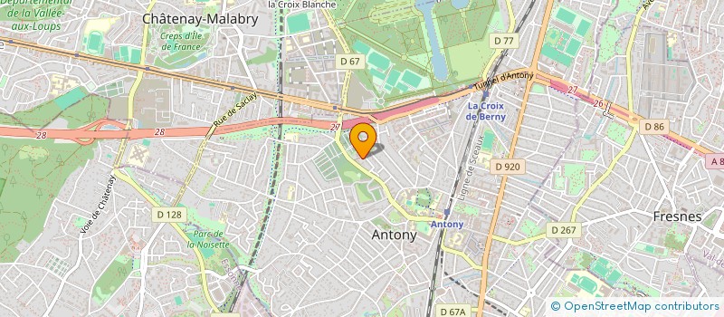 localisation de l'entreprise FEELHARMONY à ANTONY