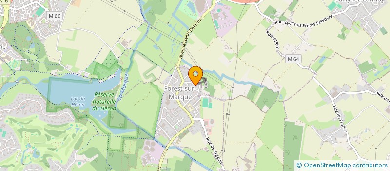 localisation de l'entreprise FEELING BRASS QUINTET  FOREST-SUR-MARQUE