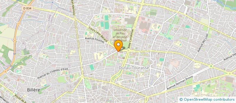 localisation de l'entreprise FEELING CONDUITE à PAU