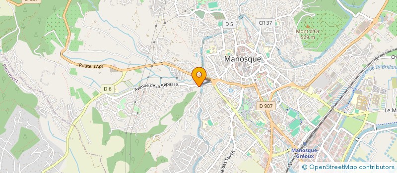 localisation de l'entreprise FEELING DRIVE  MANOSQUE