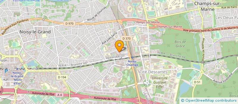 localisation de l'entreprise FEELING MANAGEMENT à NOISY-LE-GRAND