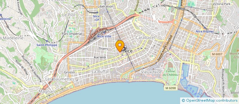 localisation de l'entreprise FEELING RIVIERA  NICE