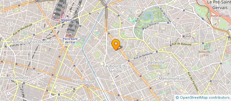 localisation de l'entreprise FEELING SPORTS à PARIS