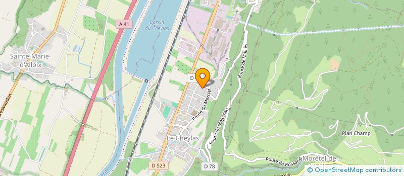 localisation de l'entreprise FEELING WOOD  GONCELIN