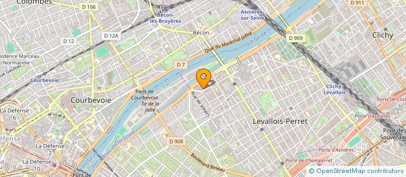 localisation de l'entreprise FEELINK à LEVALLOIS-PERRET