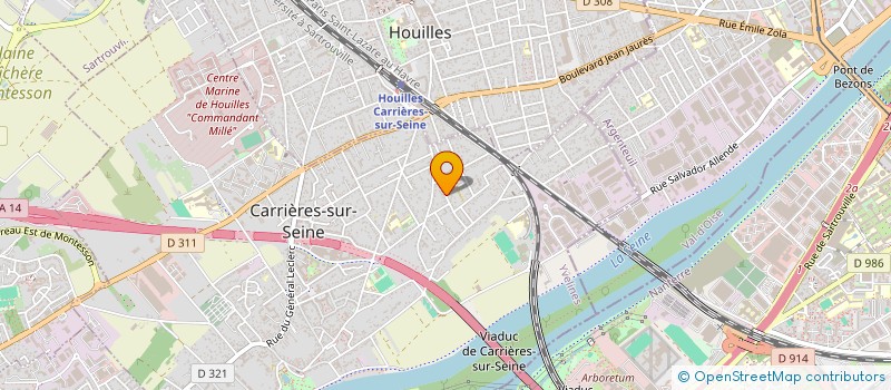 localisation de l'entreprise FEELINK  CARRIERES-SUR-SEINE