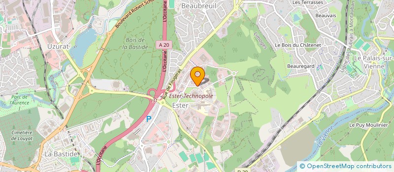 localisation de l'entreprise FEELINSPORT à LIMOGES