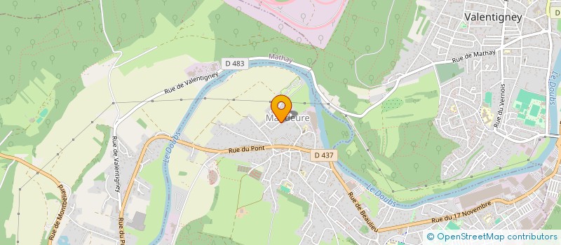 localisation de l'entreprise FEELISSA  MANDEURE