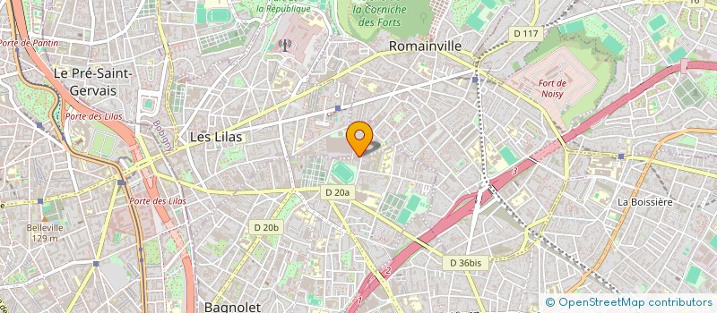 localisation de l'entreprise FEELORE CONSULTING  LES LILAS