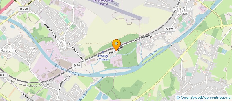 localisation de l'entreprise FEELPOPS à PROUVY