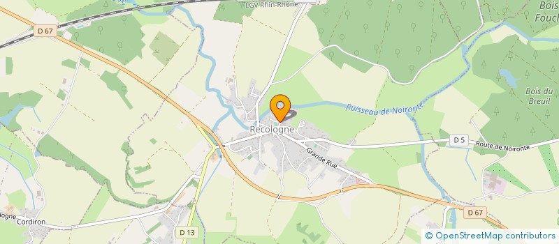 localisation de l'entreprise FEELWEB AGENCY SAS à CHEVIGNEY-SUR-L'OGNON