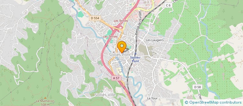 localisation de l'entreprise FEERIE EVENTS à SOLLIES-PONT