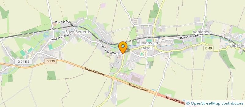 localisation de l'entreprise FEERIMAGE  AUBIGNY-EN-ARTOIS