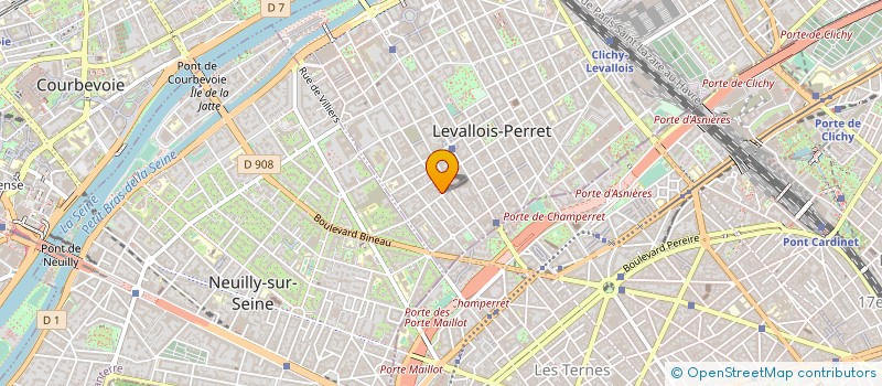 localisation de l'entreprise FEERIX à LEVALLOIS-PERRET