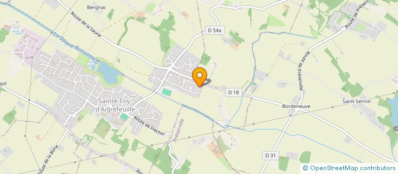 localisation de l'entreprise FEES ENSEMBLE  SAINTE-FOY-D'AIGREFEUILLE