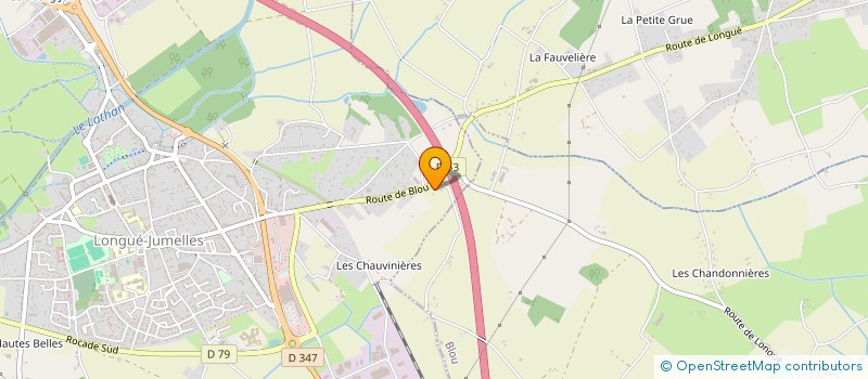 localisation de l'entreprise FEES ET GESTES à GENNES-VAL-DE-LOIRE