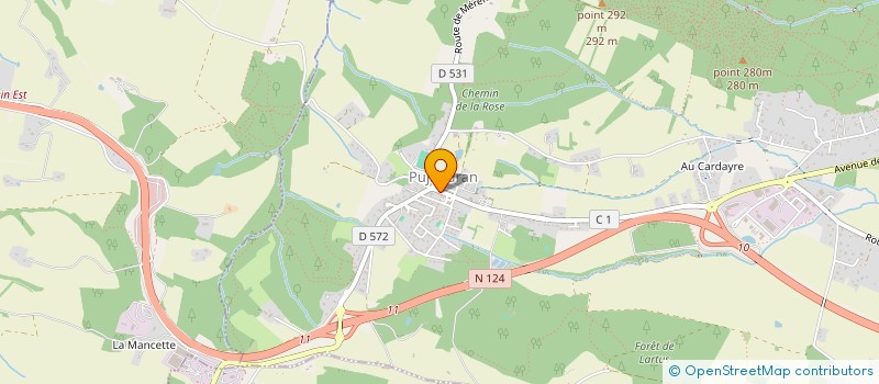 localisation de l'entreprise FEES & GERS  PUJAUDRAN