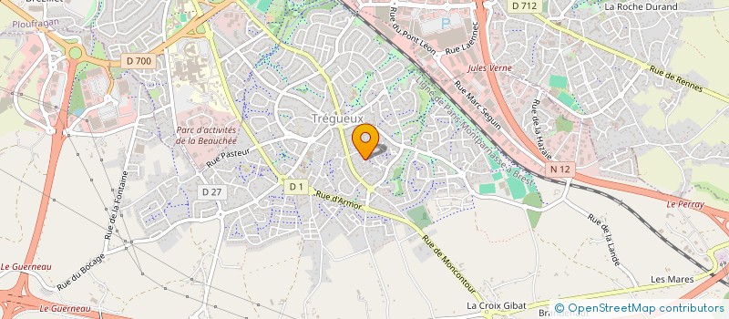 localisation de l'entreprise FEES MAINS à TREGUEUX