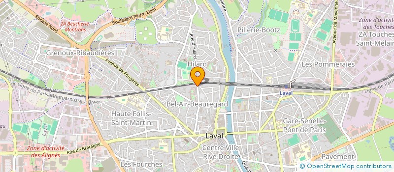 localisation de l'entreprise FEES & RIRES à LAVAL