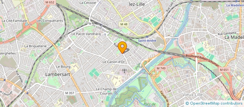 localisation de l'entreprise FEESENS à LAMBERSART