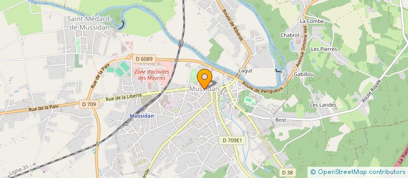 localisation de l'entreprise FEESNOVAL  MUSSIDAN