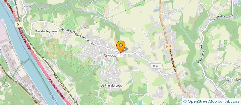 localisation de l'entreprise FEETPRO  SEYSSUEL